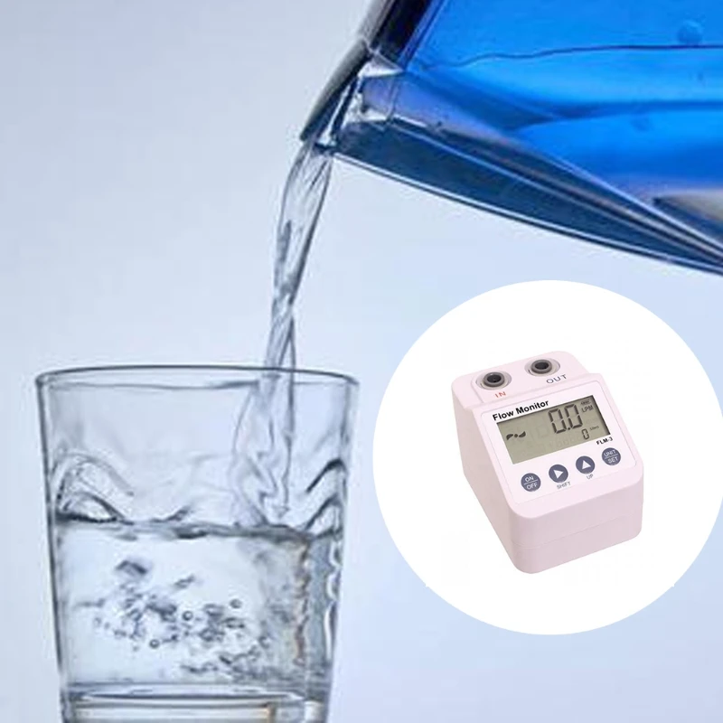 

Water Purifier Electronic Digital Display Monitor Filter Water Flow Meter