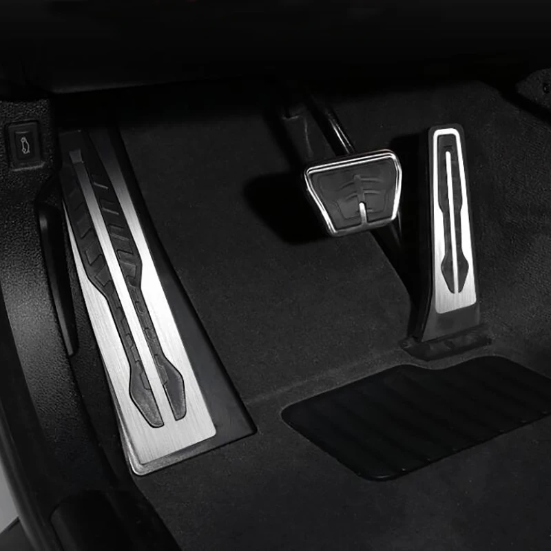 Pedaliera Auto Antiscivolo In Acciaio Per BMW Serie 5, 6, 7, GT, M5, X3, X4, Z4 (LHD) – Kit 2 Pedali Per Freno E Acceleratore, Facile Da Installare