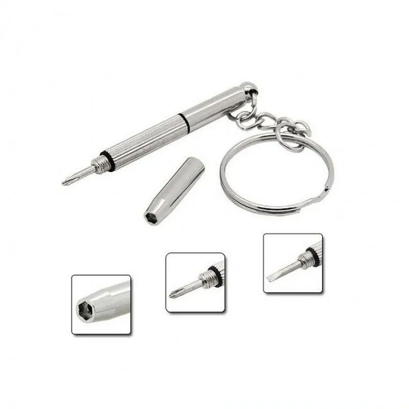 Новый мини отвертка комбинированный инструмент портативный металлический