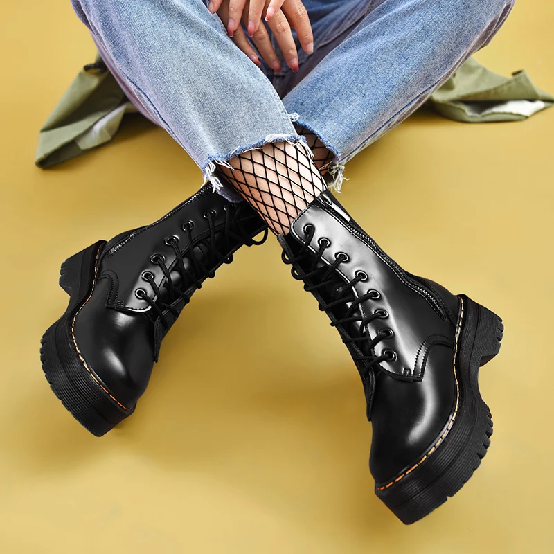 

Column sponge bottom Martin boots platform women's boots boots women fashion shoes 2019 women shoes