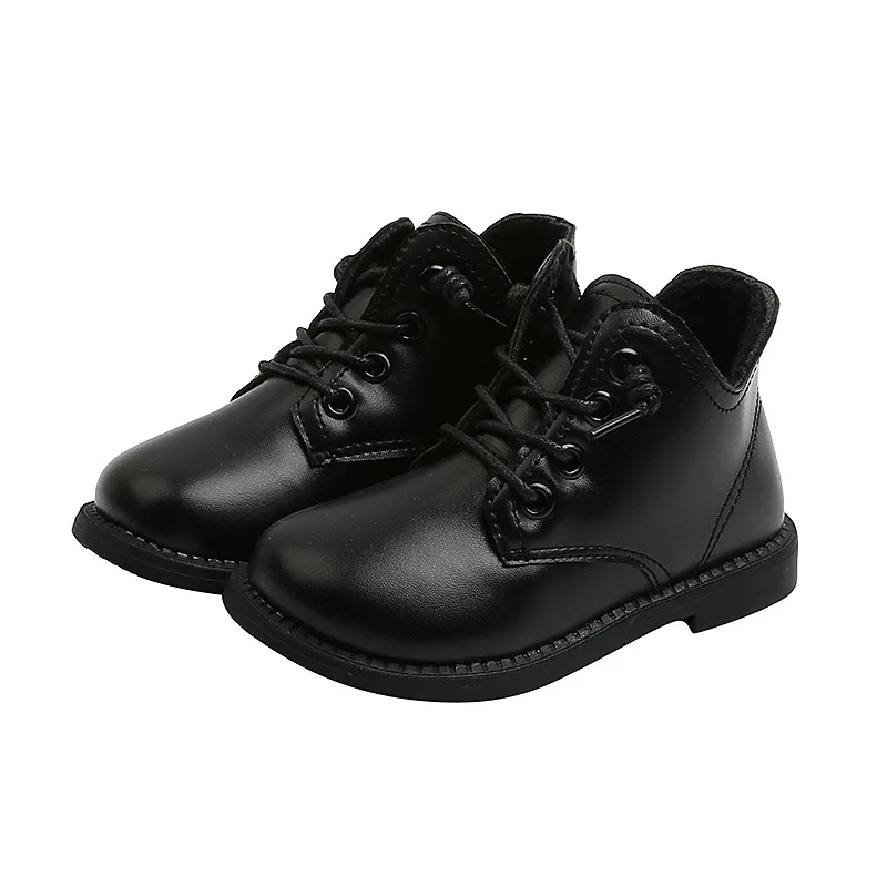 Baby Girl'S Boys Boots Winter 2020 Shoes For Girls Autumn Dress Kids Ankle Leather Snow Warm Child 1 2 3 4 5 6 Years | Детская