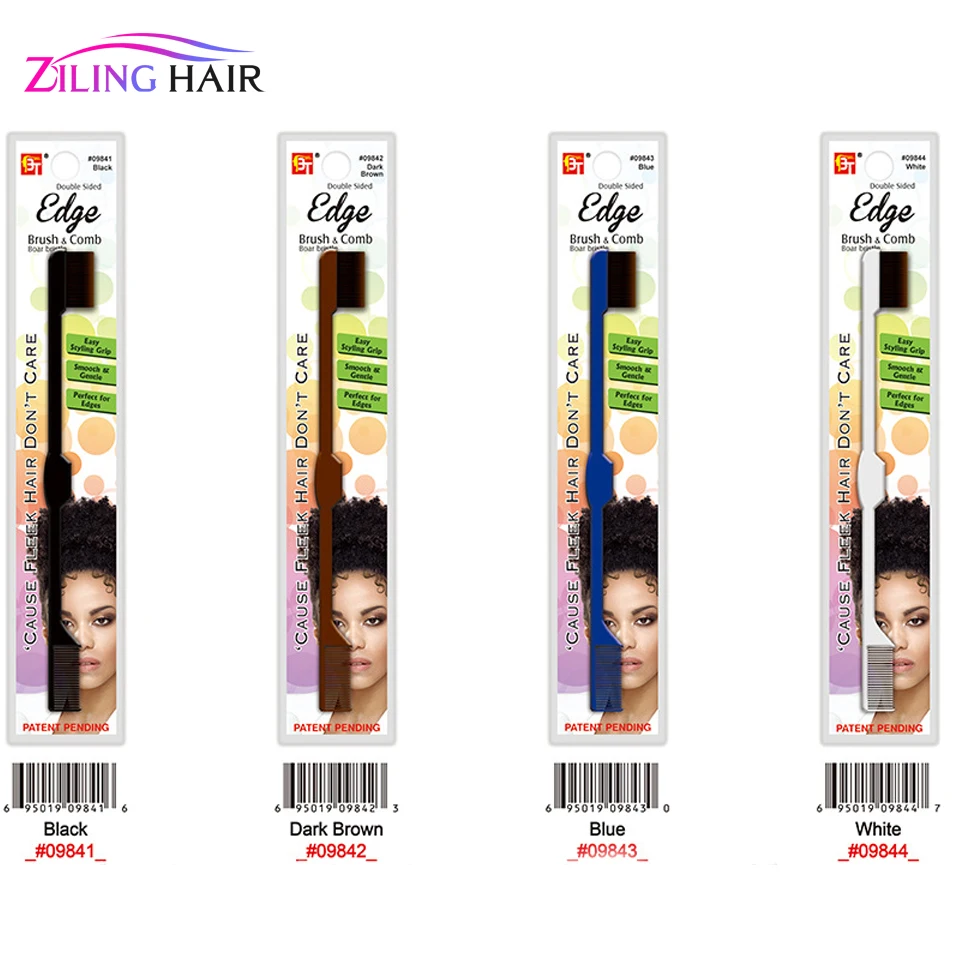 Double Sided babyhair Brush Comb Edge Control Comb Smooth Natural Look babyhair Brush Comb Dropshipping