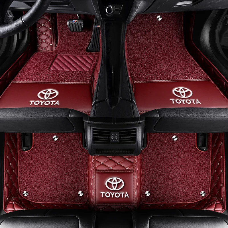 Автомобильный коврик для Toyota RAV4 Camry 40 50 Corolla e150 Prius 30 Crown eiz Yaris L Vios Tundra аксессуары