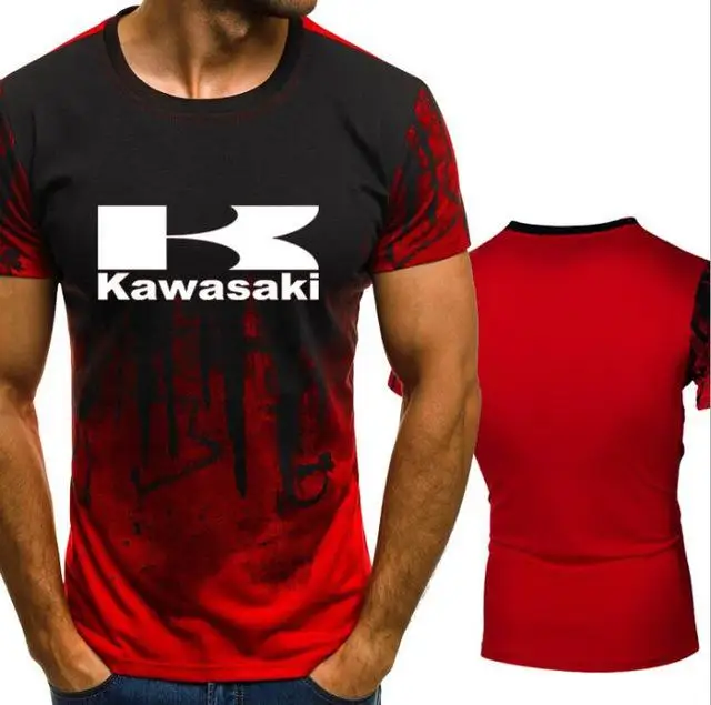 KAWASAKI Racing Team Футболки мотоцикл футболка Мотоцикл Ниндзя майки дышащие быстросохнущие ледяные холодные ощущения Y - Цвет: Бежевый