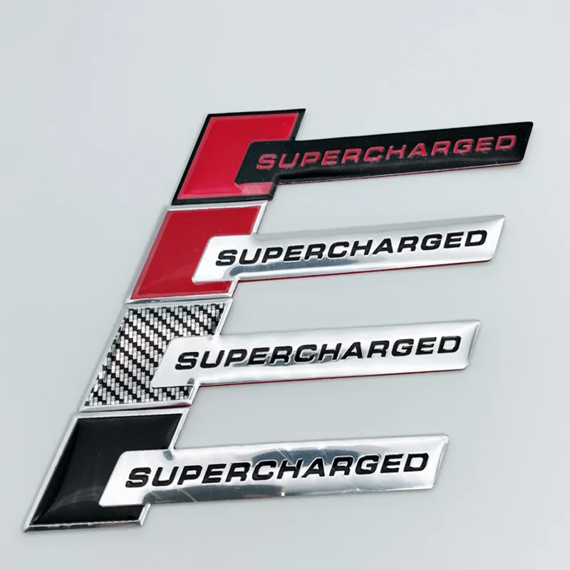 Supercharged Supercharger standard подходит для Volkswagen Audi Land Rover Матовый Алюминиевый мульти-стиль