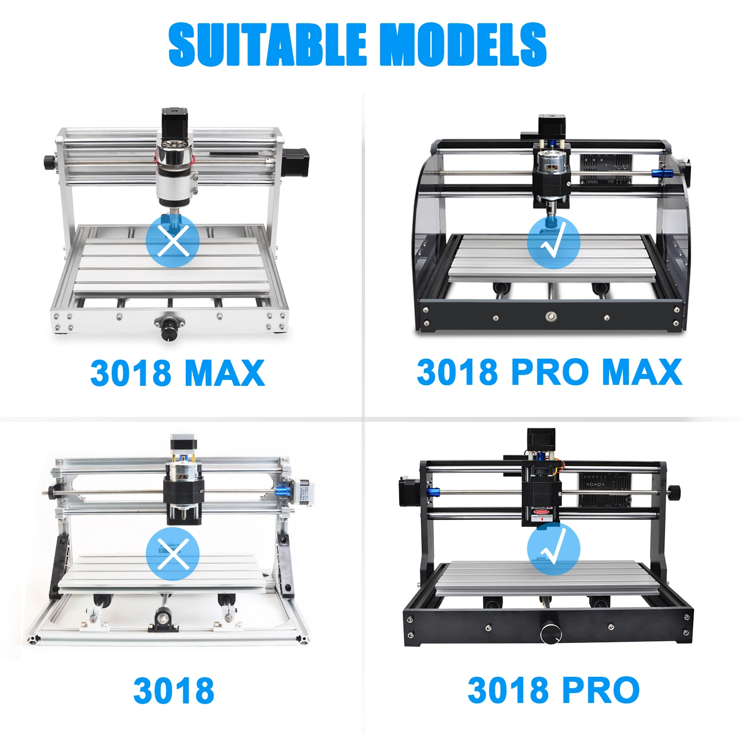 DIY CNC 3018 Pro Extension Upgrade Kit 3018 to 3040 Compatible with Pro Engraving Milling Machine laser engraving machine,cnc engraving machine parts,cnc controller tools