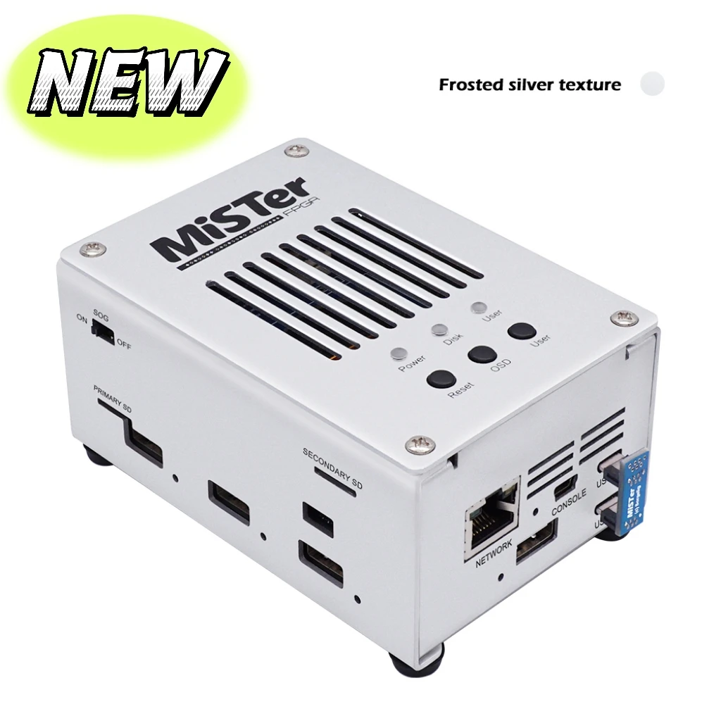 Новейшие металлические Чехлы для mr FPGA Kit серебристо-черный подходит новых