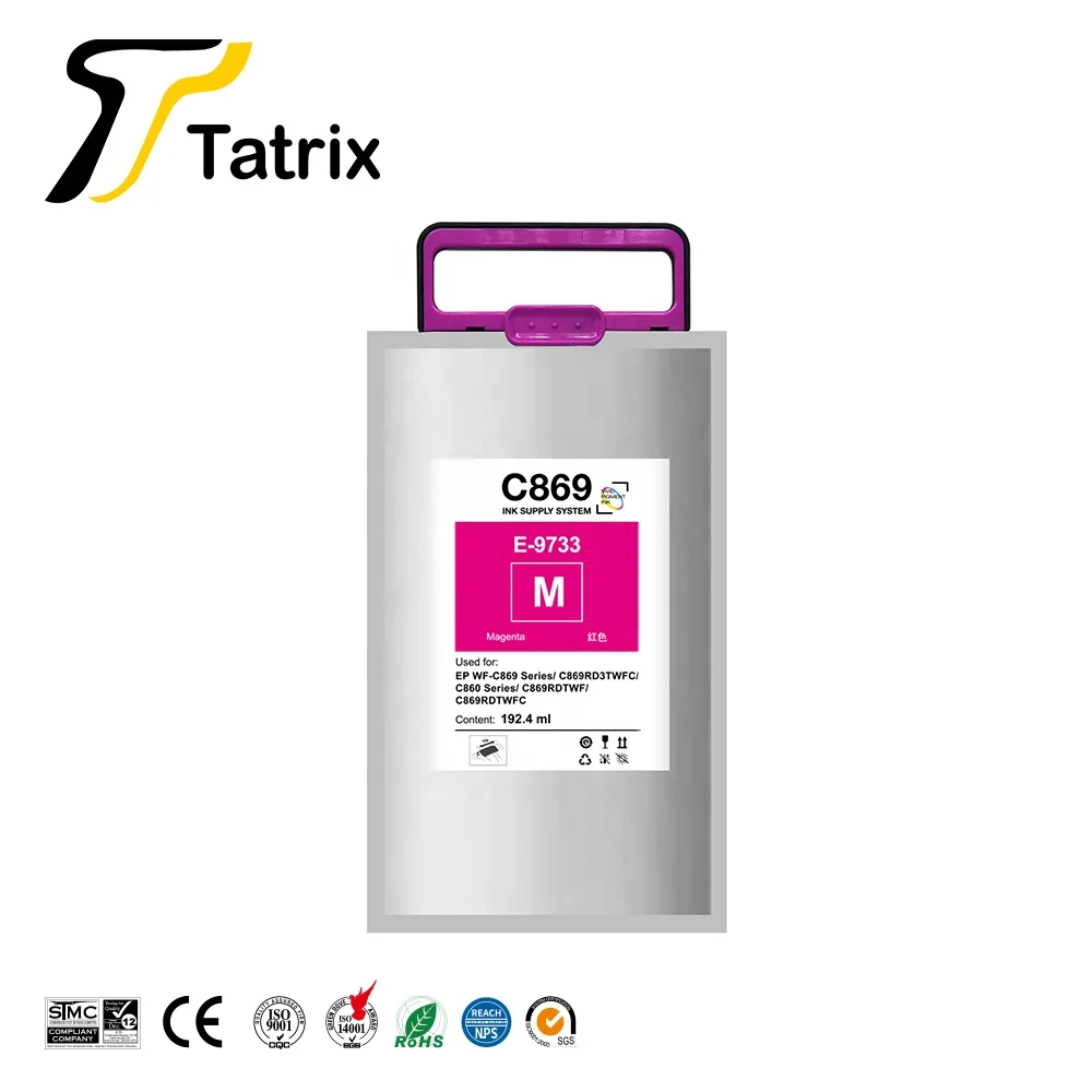 1 Mag Tatrix T9731 T9732 T9733 T9734 цветной совместимый картридж для Epson WF-C серии 860 WF-C серии 869 - Цвет: 1 Mag