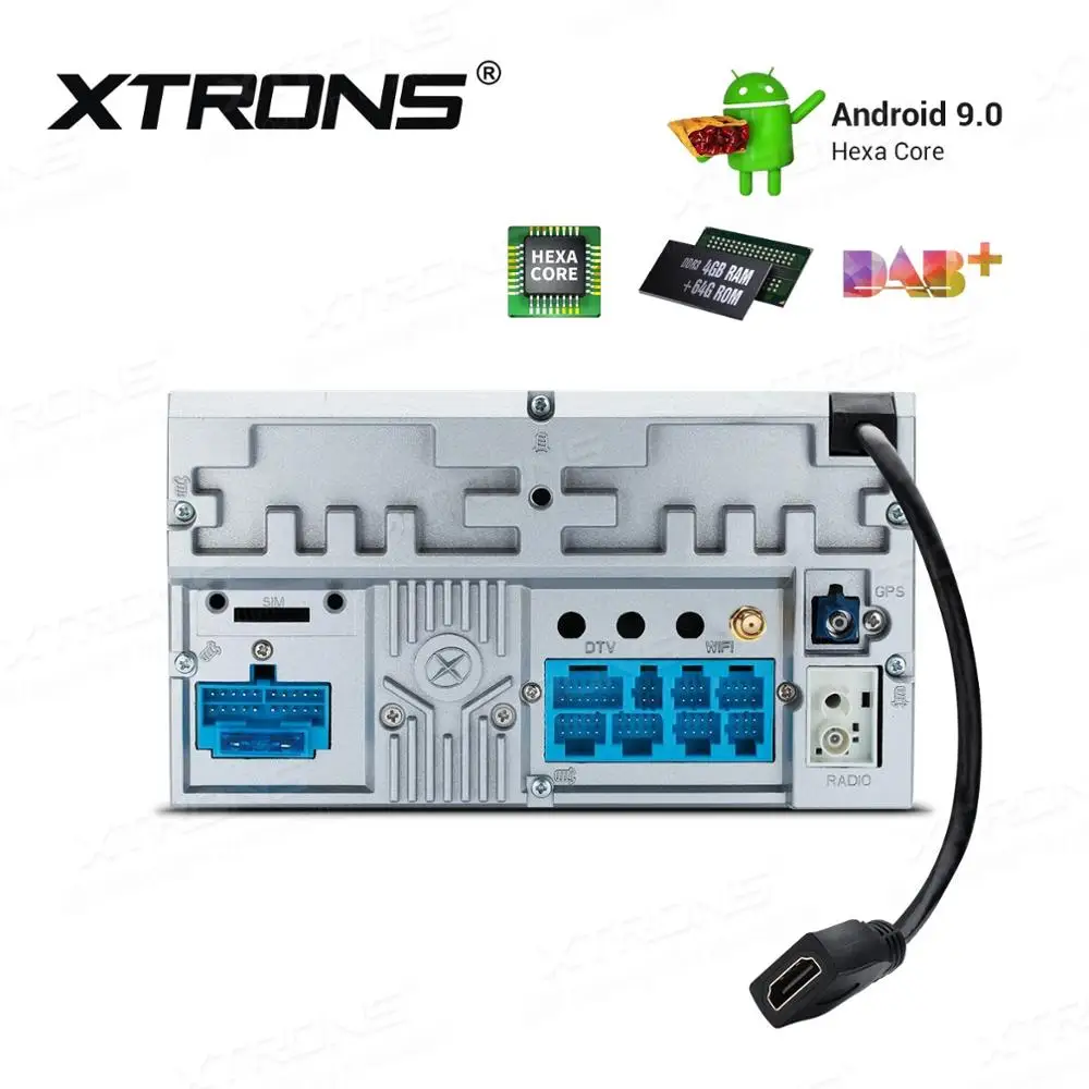 Discount 7" Android 9.0 Pie OS Two Din Car Multimedia Double Din Car Navigation GPS 2 Din Autoradio with Car Play Function Support 5