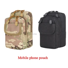 Военная охотничья поясная сумка, прочная система Molle, альпинистская тактическая поясная сумка для мобильного телефона, походная, походная, для пейнтбола, боевые сумки