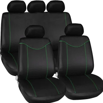 

9pcs Set Front Rear Car Seat Cover Universal Automobiles Seat Covers Protector Polyester Fabric Four Seasons Fit For 99% Cars