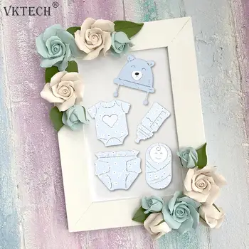

Metal Cutting Dies Stencils for DIY Scrapbooking Photo Album Baby Clothes Embossing Paper Card Decorative Craft