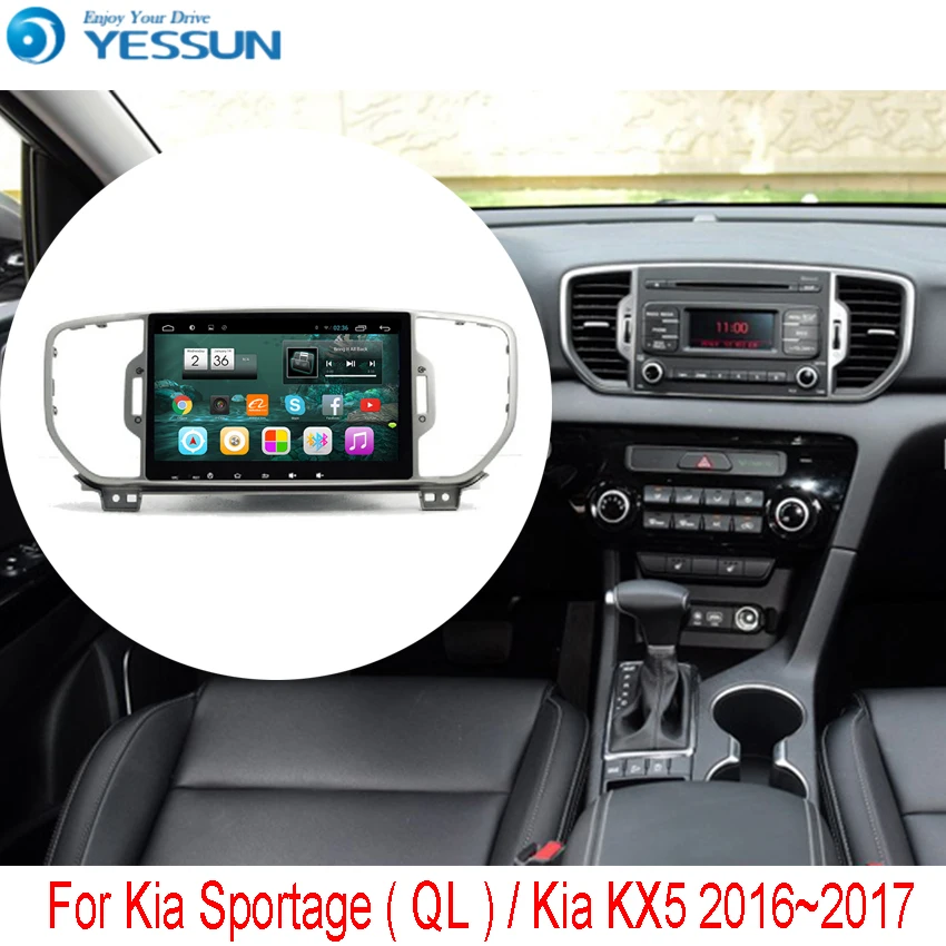 Автомагнитола для Kia Sportage ( QL ) / KX5 2015 ~ 2016 Android медиаплеер радио стерео GPS навигация