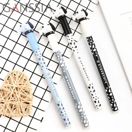 

2pc/lot Lovely Puppy Dog Silicone Erasable Gel Pen Creative Pens School Office Supply Full Needle Tip 0.5mm Blue Ink (ss-1802)