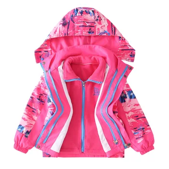 

Kids Girls Boys Hiking Jacket Travel Autumn Windbreaker Waterproof Windproof Breathable Outdoor Camping Coat 2-14Y Boys Jackets