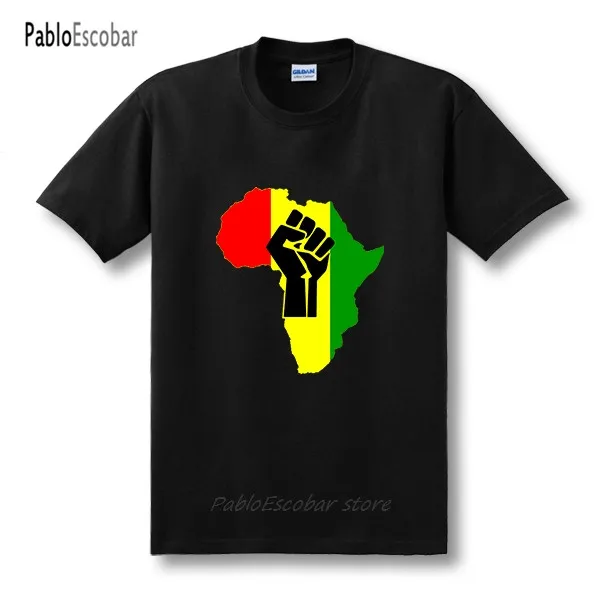 Shubuzhi новая футболка с музыкальным логотипом AFRICA Power Rasta Reggae Мужская хлопковая