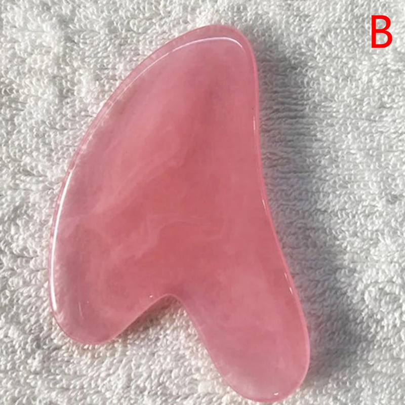 1pc Heart Shape SPA Massage Beeswax Gua sha Scraping Massage Scraper Face Massager Acupuncture Guasha Board Massager for face