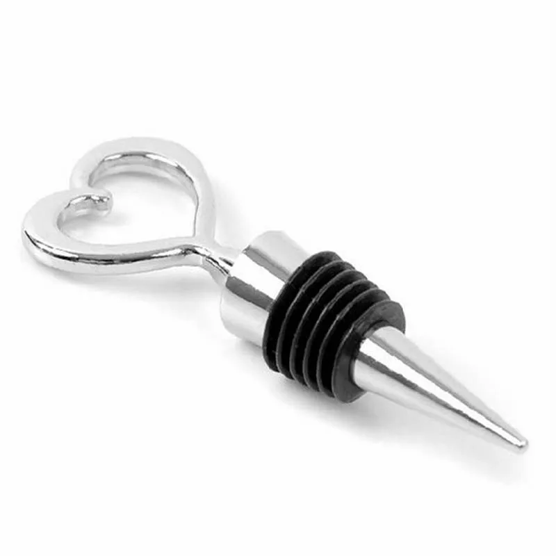 Zinc alloy heart shaped red wine stopper bar tools | Дом и сад