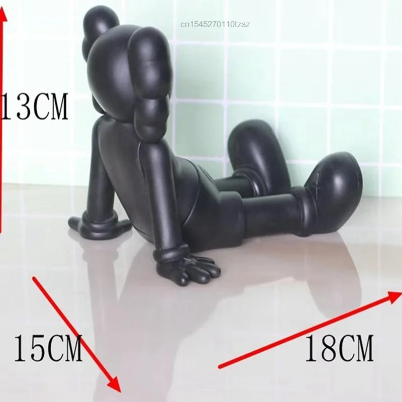 13cm Kaws Action Figures Toy Kawaii Cute Pvc Model Figurines Dolls Toys Home Bedroom Office Car Decor Gift For Kids Cartoon Fans