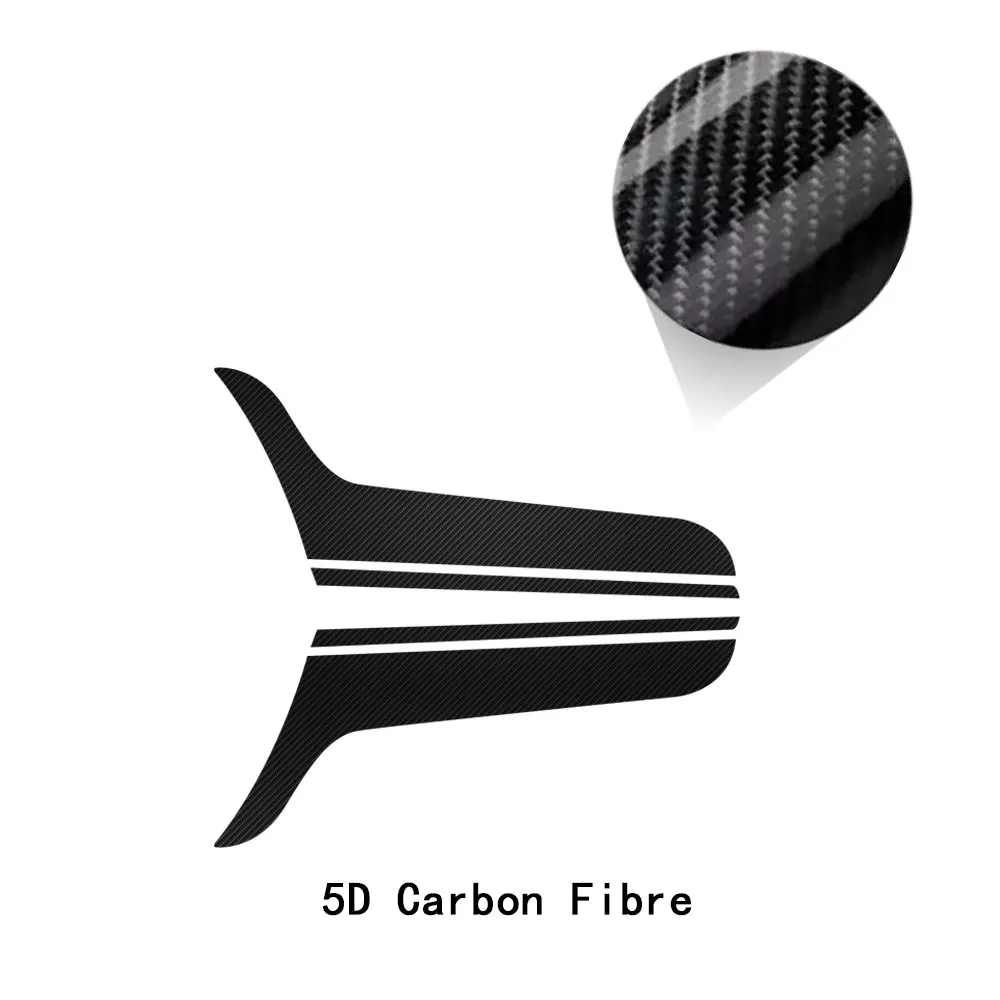 Car Styling Hood Decal Bonnet Stripe Vinyl Stickers for Mini Cooper Countryman Clubman Paceman Coupe R60 R56 R57 F55 F56 F60 R55 - Color Name: 5D Carbon Fiber