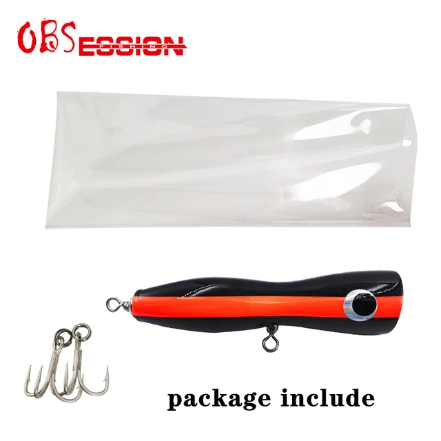 65g90g120g140g Trolling Wood Stickbait Pencil Popper Tuna Boat Fishing Lure Topwater Long Casting Wobbler Carp Artificial Leurre S