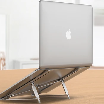 

Portable Adjustable 11-17 inch Laptop Stand Foldable Notebook Stand Holder For Macbook Pro Air DELL HP Lapdesk PC Computer