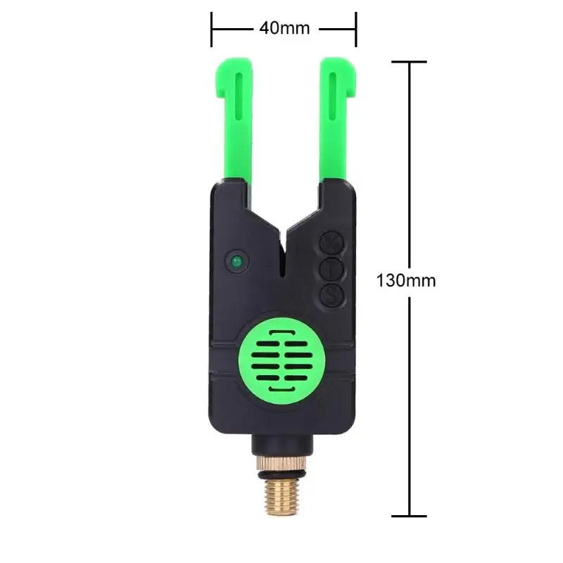 Светодиоды беспроводной электронный рыболовный укус тревожный мигающий индикатор звуковое оповещение