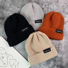 Женская вязаная шерстяная шапка унисекс, кепка, купол, gorro, harajuku, регулируемая надпись, винтажная, для взрослых, на каждый день, броня, гусь, земля, костюм, деталь bf