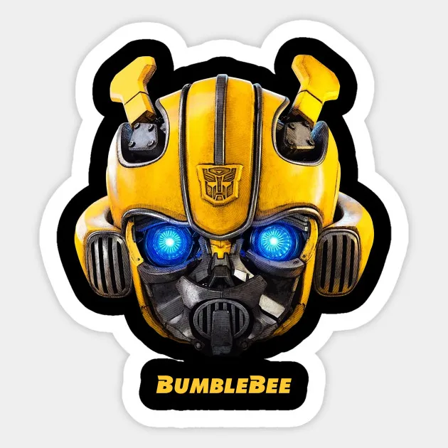 Fighting Bumblebee стикер с рисунком из мультфильма DIY игрушка забавная мода ПВХ багажник Наклейка на скейтборд водонепроницаемый домашний декор в помещении стены