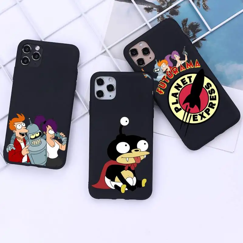 Cute Futuramas For Kid Phone Case for iphone 12 11 Pro Mini XS MAX 8 7 6 6S Plus X 5S SE 2020 XR cover | Мобильные телефоны и