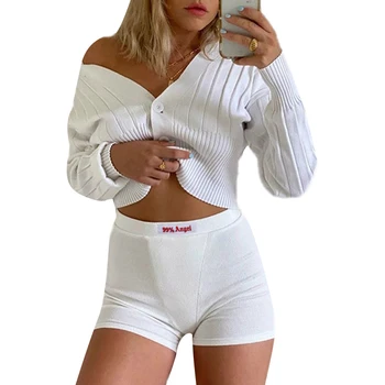 

2020 Women Ladies Summer High Waist Shorts Letter Print Solid Casual Sportwear Running Shorts