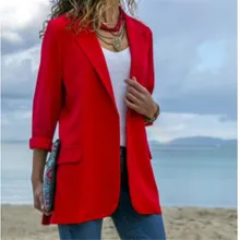 Новинка, Sytyle, Модный женский костюм, пальто, пиджак в деловом стиле, куртка с длинными рукавами, верхняя одежда, женские блейзеры