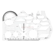 

Math template function ruler junior high school student mathematical graphic template drawing ruler elephant ruler