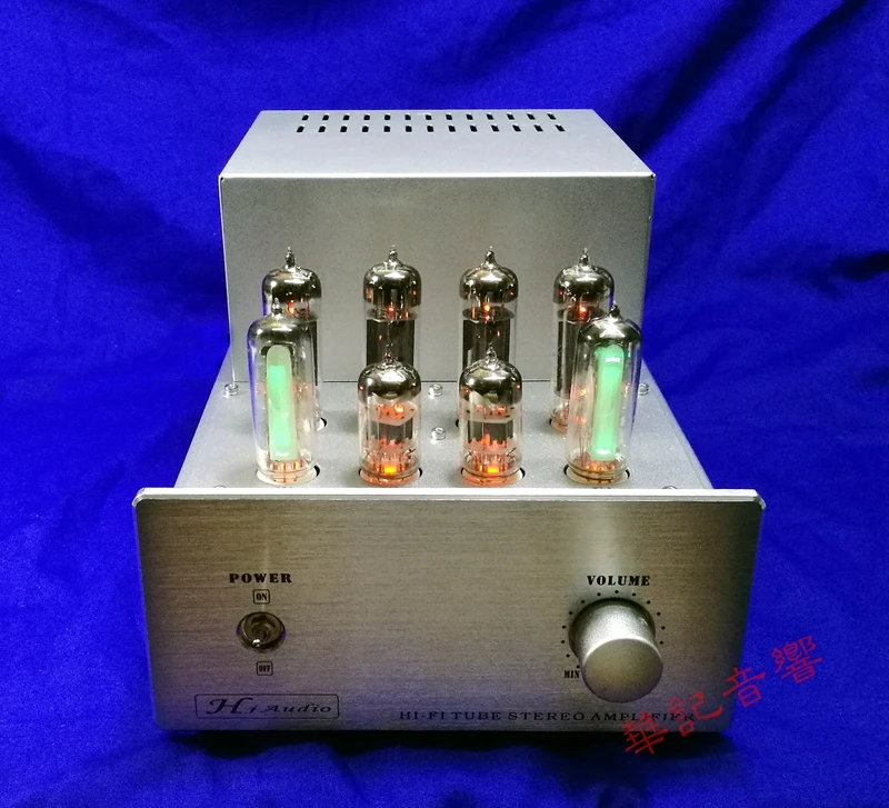 Prodotto Finito Amplificatore Valvolare Combinato Push-Pull Stereo St-6P14/El84 Pp, 13W × 2, 6N1 (Ecc85) × 2 6P14 (El84) × 4 6E2 × 2