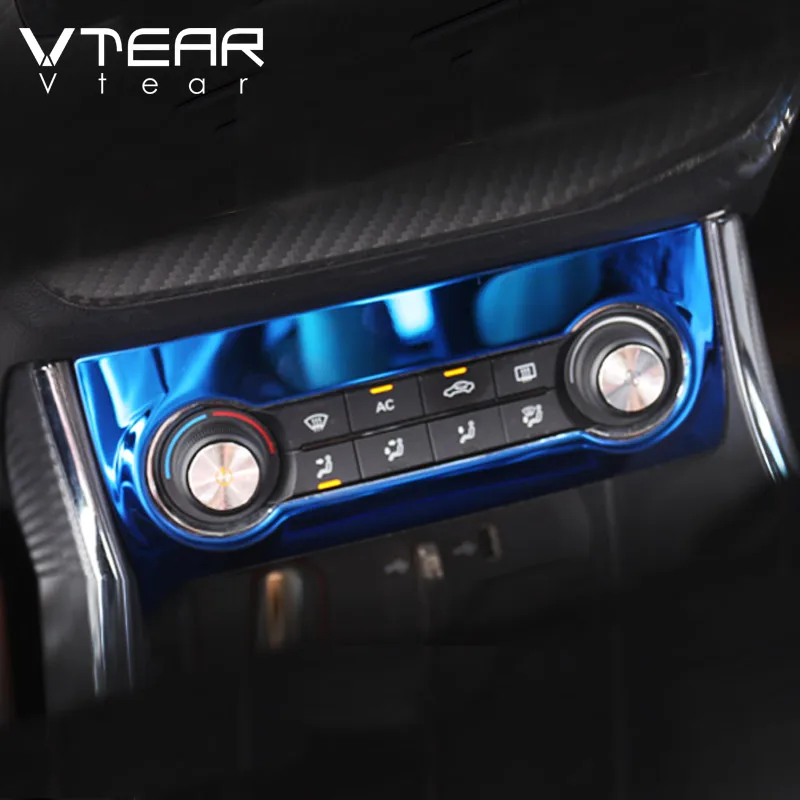 Vtear для MG ZS рамка центральной консоли переключения передач Панель Декоративная