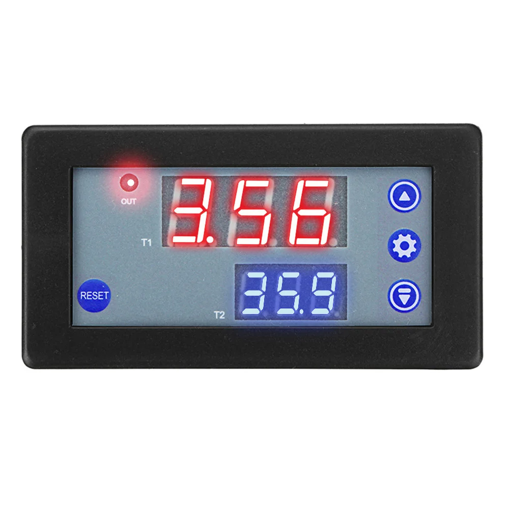 DC 12V 1500W 10A реле задержки времени модуль двойной дисплей цикл таймер задержка
