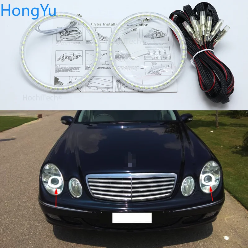 Для Mercedes Benz e class w211 E200 E220 E270 E280 E320 E420 CDI Smd комплект светодиодов глаза ангела
