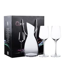 Набор из 3 предметов, 1370 мл графин, 420 мл, Набор бокалов для вина, бессвинцовый Хрустальный графин, Набор бокалов для красного вина, креативный набор, косая заливка вина