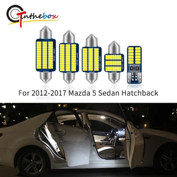 

Gtinthebox Error Free Car LED Interior Lights License Plate Light Trunk Light Map Light For 2012-2017 Mazda 5 Sedan Hatchback