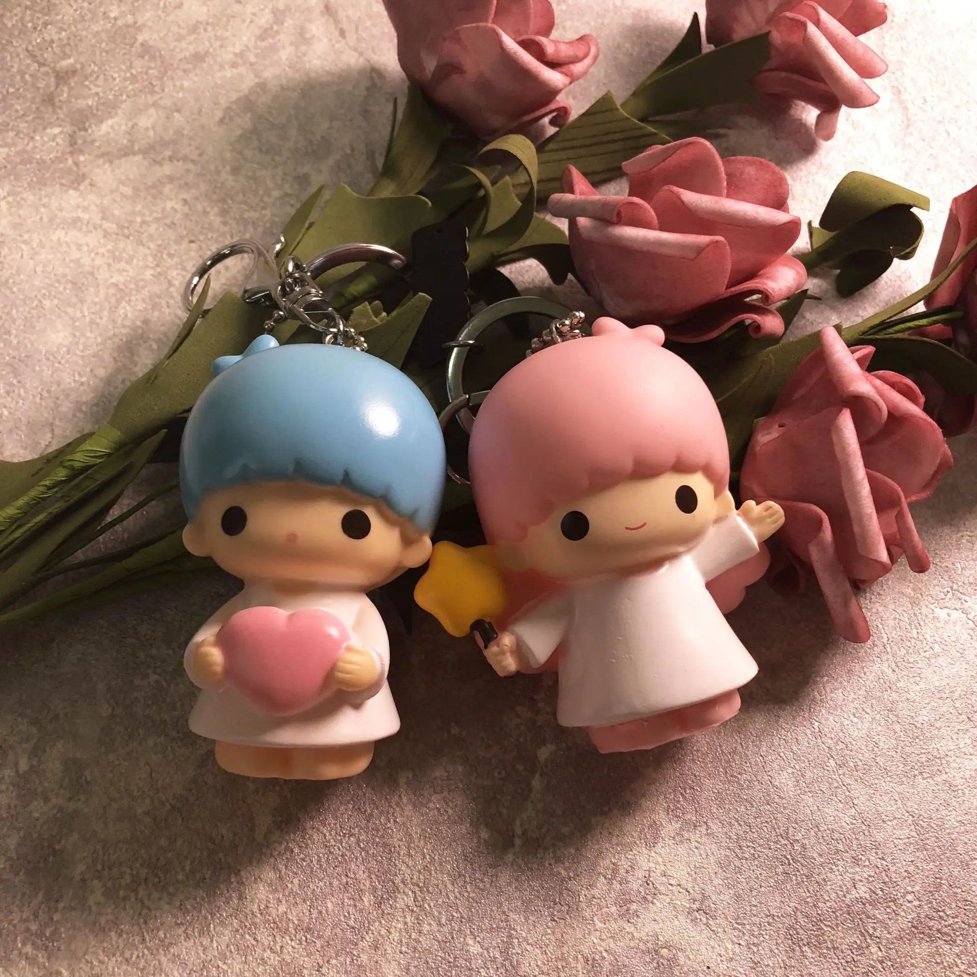 Ins super fire креативная маленькая свежая пара Ангел кукла брелок сумка Подвеска