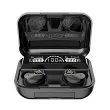 Wireless Earphone Earbuds TWS M16 Bluetooth 5 1 Gaming Headphone Stereo LED Display WIth Power Bank Headset Fone De Ouvido