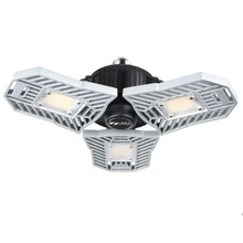 E27 светодиодный деформируемый потолочный светильник, светильник для гаража, высокий люмен, SMD2836, лампа с радиолокационным датчиком, Точечный светильник для домашней парковки, промышленный Декор