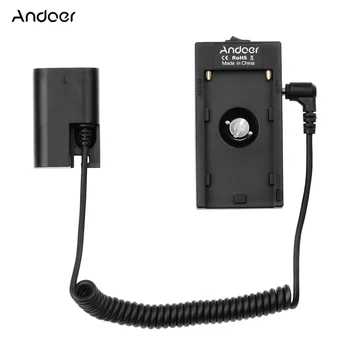 

Andoer NP-F970 F750 Battery Plate Holder Adapter + LP-E6 Dummy Battery Coupler for Canon EOS 5D Mark II III/6D/7D/60D/70D/80D