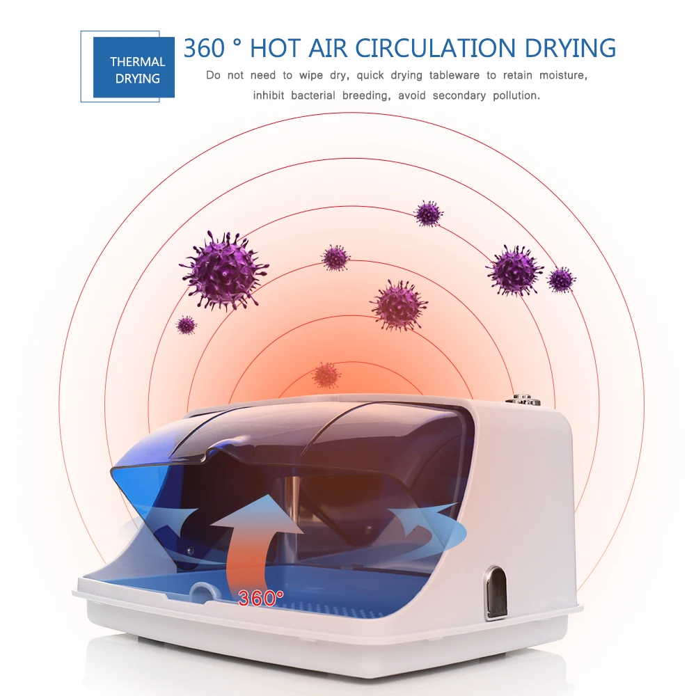 Billige Bluerise UV Sterilisator Für Maniküre Werkzeuge Sterilisation Box Kunst Nagel Werkzeuge Sterilisator Desinfektion Schränke Schönheit   Gesundheit