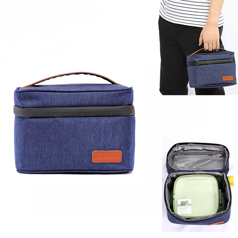 

DENUONISS Brand 2019 Small Cooler Bag Protable Fridge Oxford Food Refrigerator Bag EVA Insulated Picnic Bag for Worker