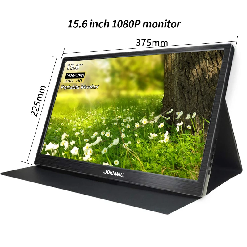 15.6-inch Type C HD portable monitor is suitable for xiaomi/PS4/PC/Raspberry Pi/Switch compatible with Windows 7 8 10 syst