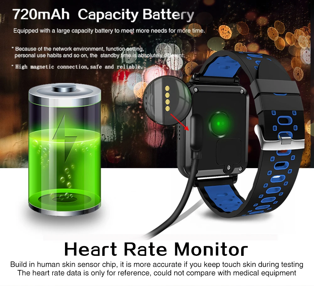 Новые смарт-часы 4G reloj Finow Q2 IP67 водонепроницаемые Wifi беспроводные устройства 2 М камера 1 ГБ/8 ГБ Android 6,0 Смарт-часы с сердечным ритмом
