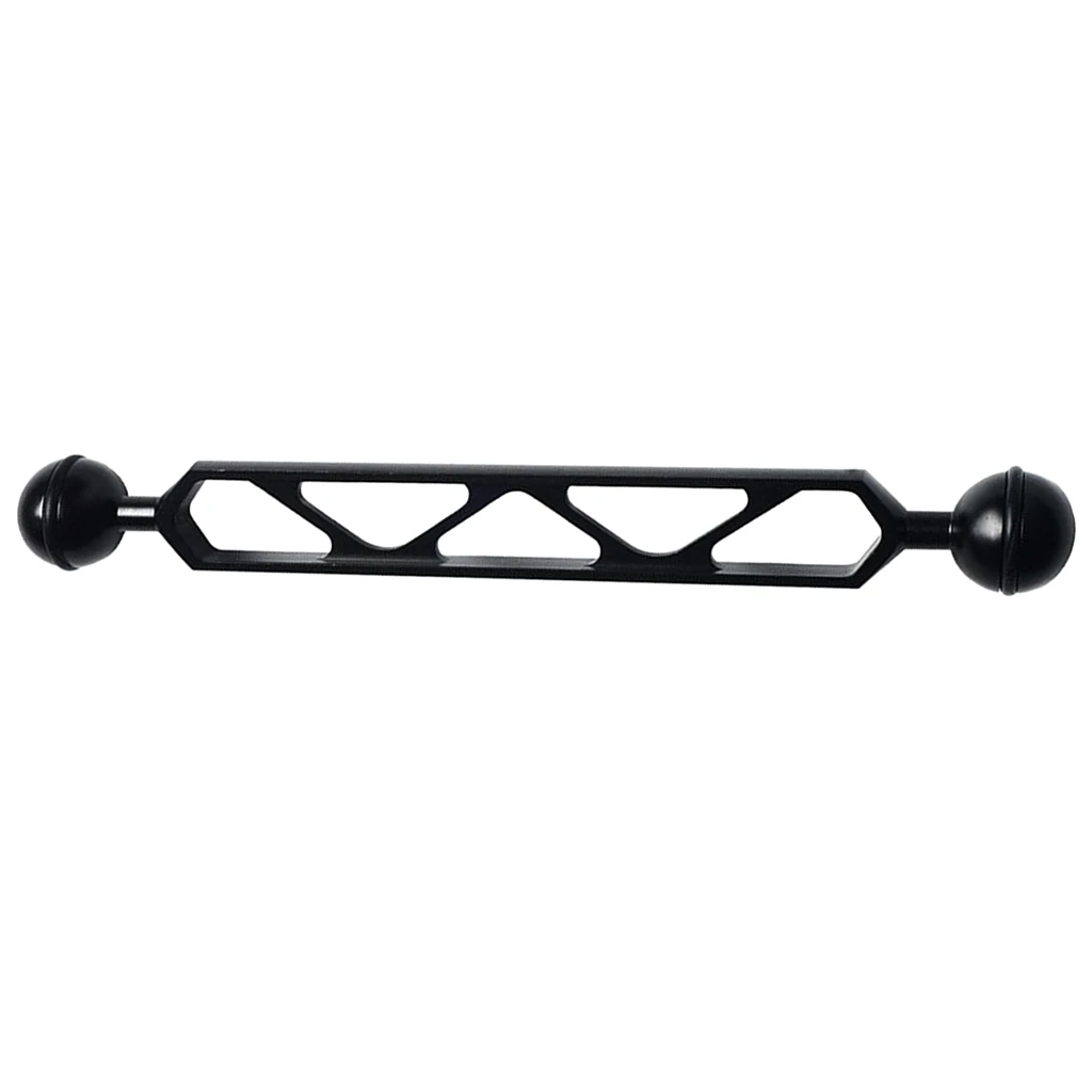 8'' Black Dual Ball Joint Arm for Scuba Diving Underwater Photography Camera