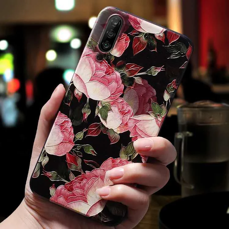 Чехол с 3D цветами для Xiao mi Red mi Note 8 7 5 6 Pro, чехол для Xiaomi mi a3 mi Note 10 CC9E mi 9T mi 9T Pro, чехол, красный mi K20 Pro, чехол - Цвет: 04