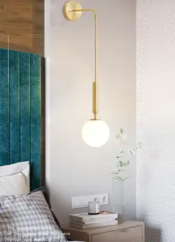 

HAIXIANG Aluminum Adjustable Long Line Wall Lamp Hallway Light Foyer Bedside Wall Sconce